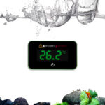 Digital Aquarium Thermometer - Stick-on Fish Tank Thermometer with LED Display, Wireless Temperature Measurement