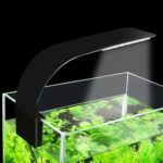 X5 24 LED Aquarium Light 10W Clip-on Lamp Aquatic Plant Lighting for 25-40 cm Fish Tank - Black