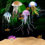 Glowing Floating Jellyfish Aquarium Ornament - Random Color (Pack of 1)