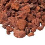 Natural Red Lava Rocks for Aquarium Fish Tanks (1-2 inch, 900g)