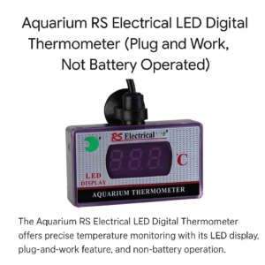 RS Electrical LED Digital Aquarium Thermometer