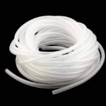 Imported Soft Plastic Oxygen Pump Bubble Stone Aquarium Fish Tank Hose-Air Tube (White, Length-1m, Dia-5mm)