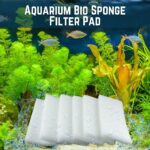 Aquarium Bio Sponge Filter Pad - Biochemical Cotton Sponge Media for Fish Tanks & Ponds (12cm x 12cm)