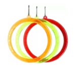 Interactive Playful Bird Hanging Ring - for Hanging Swing | Holding | Chewing & Playing | Set Suitable for Love Birds | Budgies | Parrot | Cockatiel | Conure | Finches