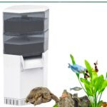 Turtle filter 2 in 1 Low Level Multi Layer Corner Water Fall Aquarium Reptiles Fish Tank Turtle Filter Cum Water Changer | Low Noise (XP-01B | 7.5 Watts | 850L/Hr| 2 Filter Box)