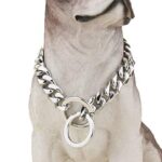 Dog Choke Chain Collar Chrome Plated Stainless Steel for Training