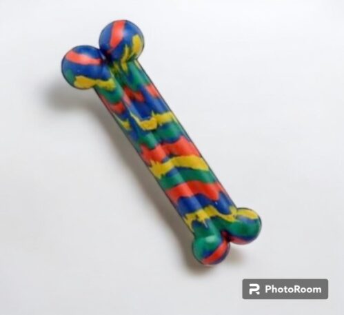 Solid Rubber Bone Dog Toy