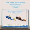 Floating Mini Human Diver Toy for Aquarium