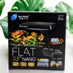 Neohelios Flat Nano S3 Pro (8W) – 10,000K High-Brightness LED Aquarium Light | Clip-On Planted Tank Light