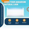 Sky Blue Gradient Aquarium Fish Tank Background Sticker Poster