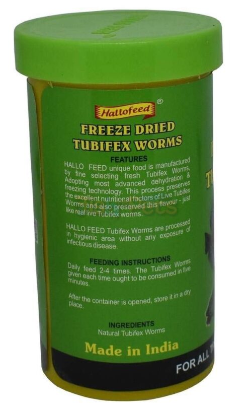 freeze tubifex dried worms 40gram