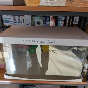 Curved ultra clear aquarium (50*26*30) 6mm