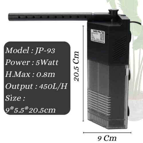SunSun JP-093 3 in 1 Multi Function Internal Corner Filter