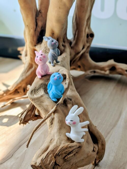 Small Aquarium Rabbit Toy