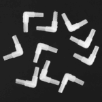 Aquarium Air Tube 'L' Joints Connectors | Durable Connectors for Fish Tank Air Systems