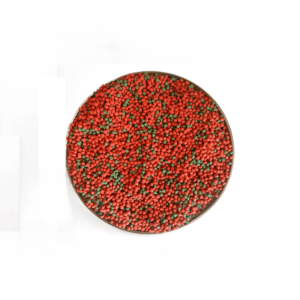 Red-Green Color Balls Fish Feed