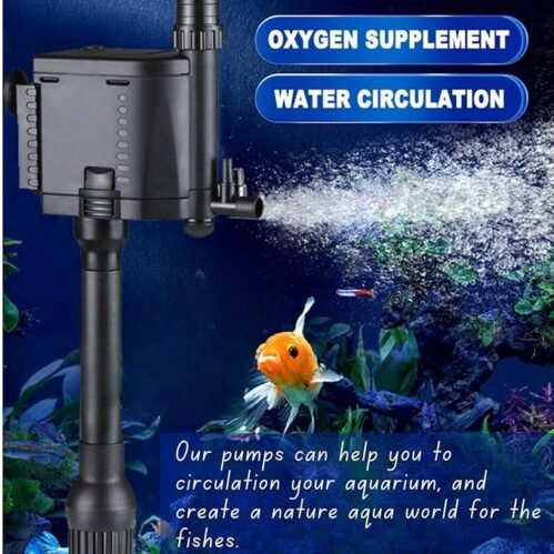 RS 380P Aquarium Submersible Water Pump - Molded Aquarium Tank Power Head (RS 300A, RS 380A)- 7W 4 RS 380P Aquarium Submersible Water Pump