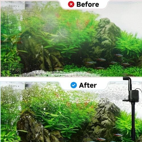 RS 380P Aquarium Submersible Water Pump - Molded Aquarium Tank Power Head (RS 300A, RS 380A)- 7W 2 RS 380P Aquarium Submersible Water Pump