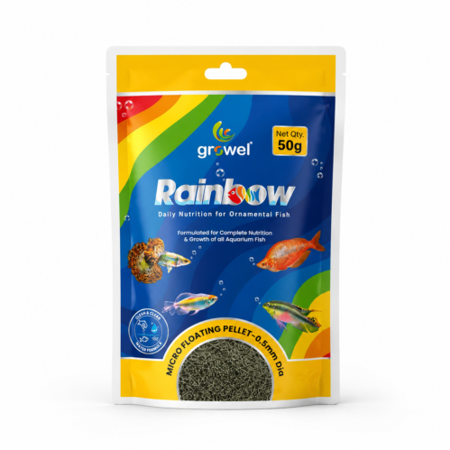 Growel Rainbow 0.9mm Micro Floating Fish Food