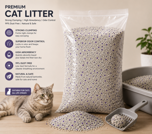 Premium Clumping Cat Litter