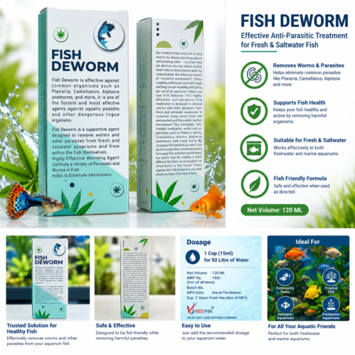 Redfin Fish Deworm