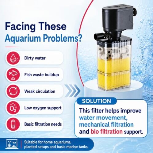 Bluepet BI-1802F 20W Internal Aquarium Filter