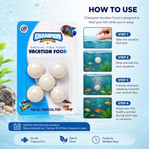 Champion Vacation Fish Food for Tropical Aquarium Fish