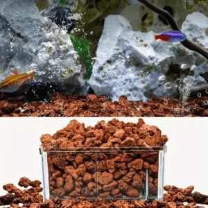 Natural Red Lava Rock chips